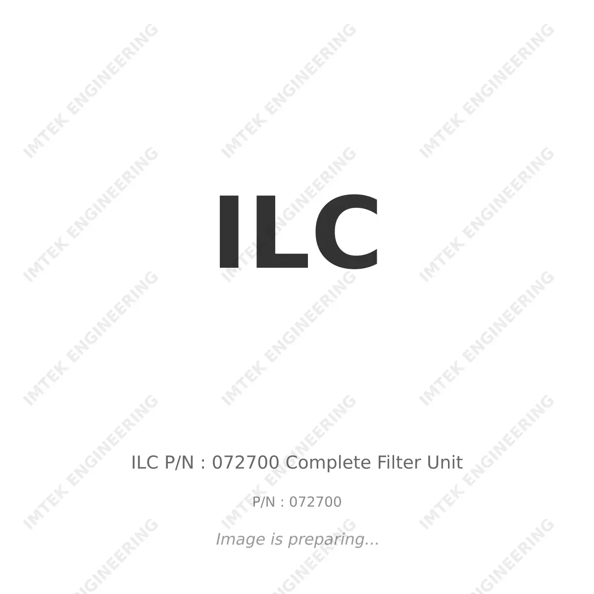ILC ILC P/N : 072700 Complete Filter Unit - P/N : 072700