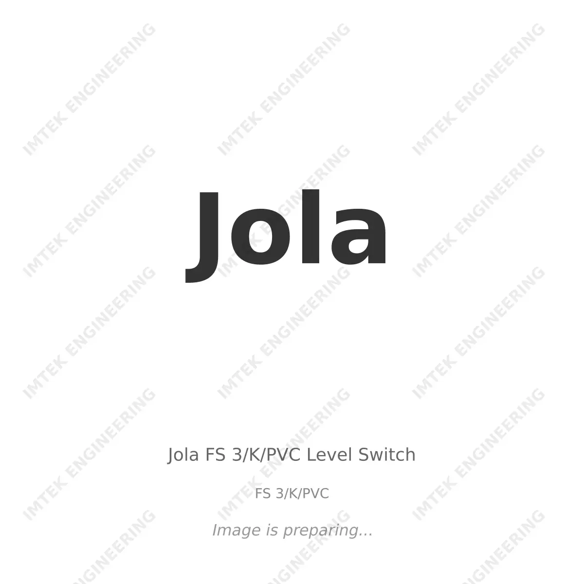 Jola Jola FS 3/K/PVC Level Switch - FS 3/K/PVC