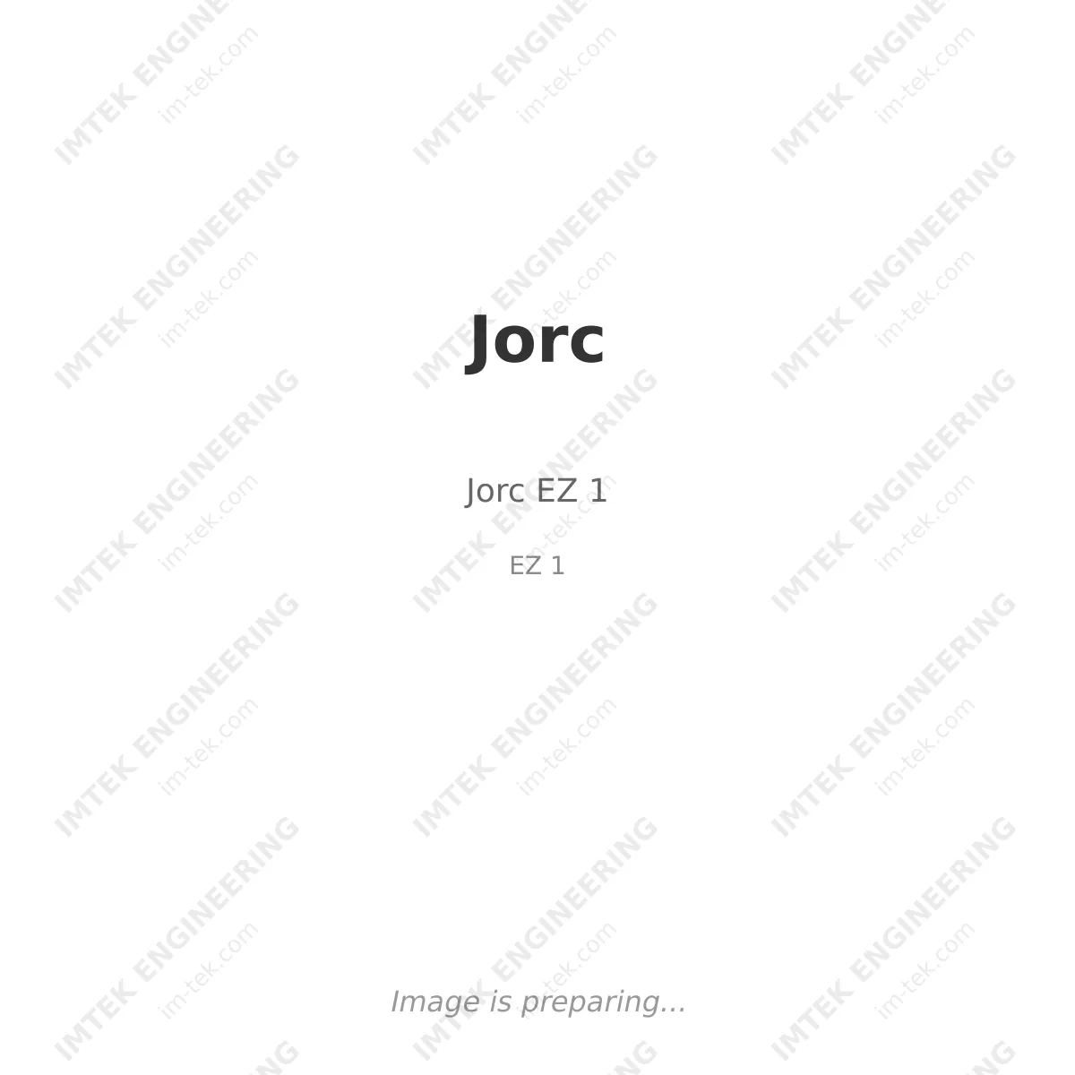 Jorc Jorc EZ 1 - EZ 1