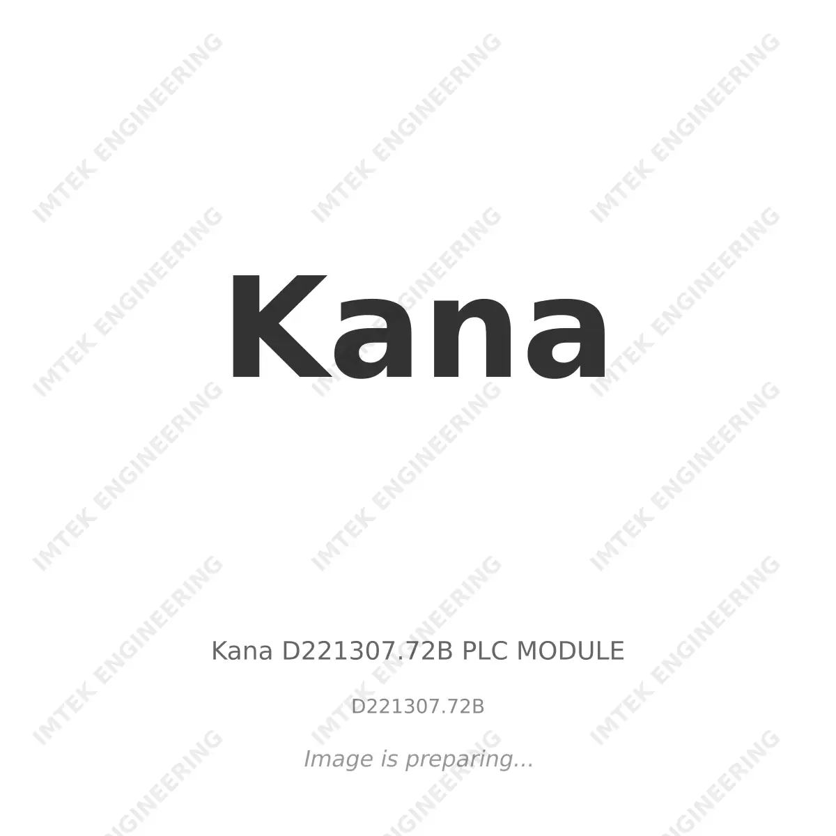 Kana Kana D221307.72B PLC MODULE - D221307.72B