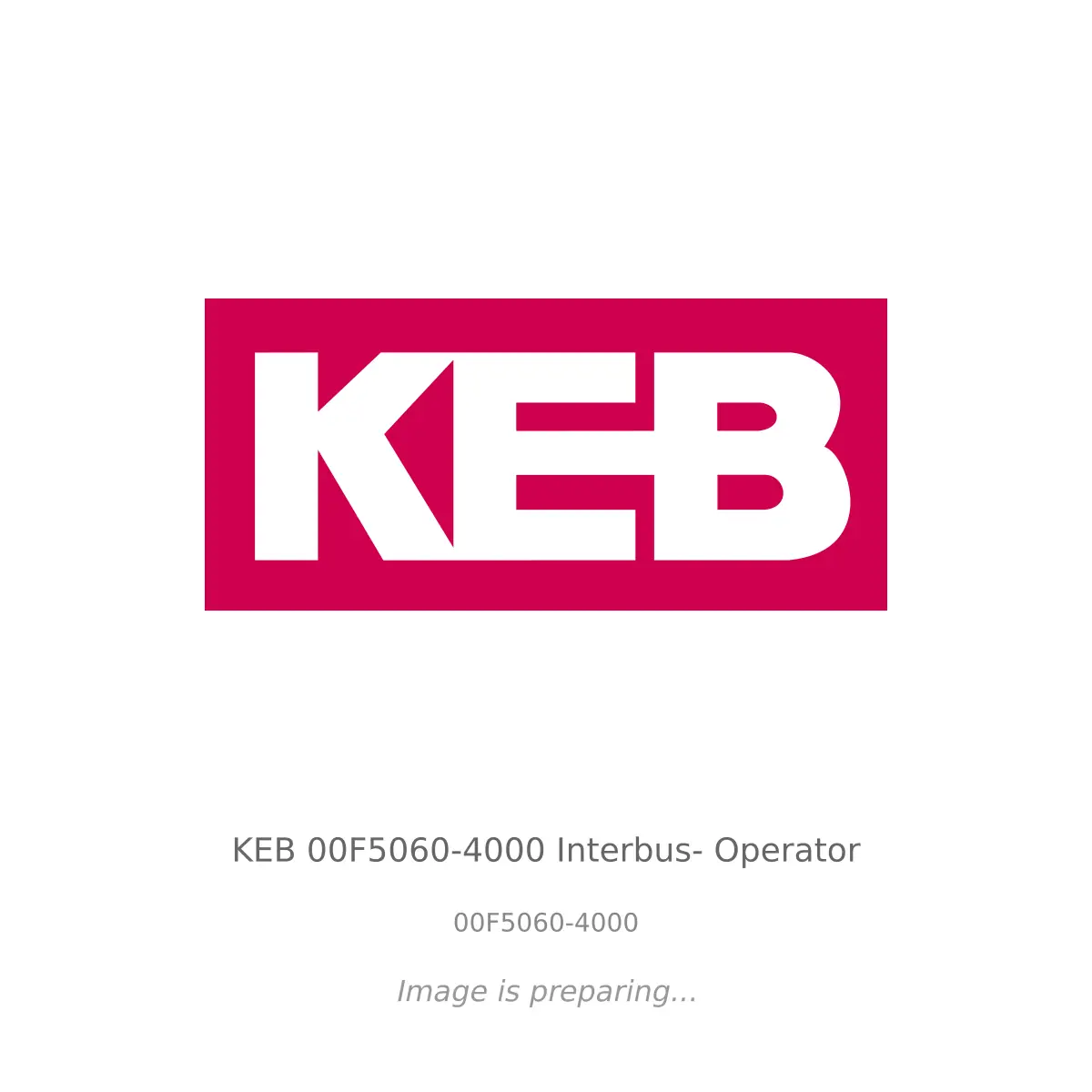 KEB KEB 00F5060-4000 Interbus- Operator - 00F5060-4000