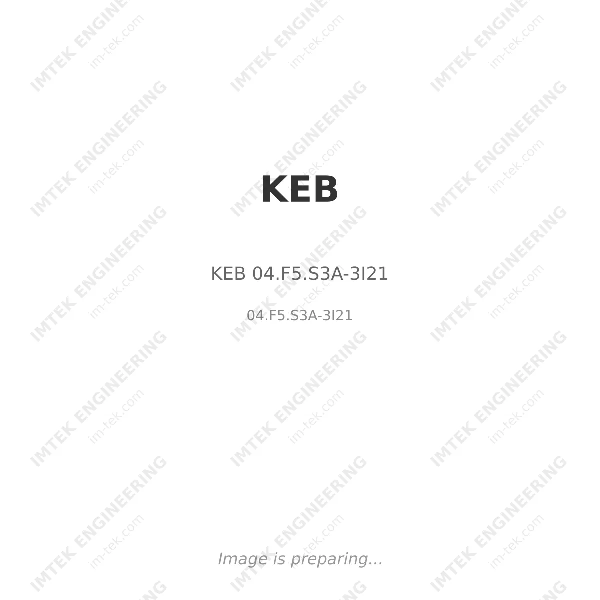 KEB KEB 04.F5.S3A-3I21 - 04.F5.S3A-3I21