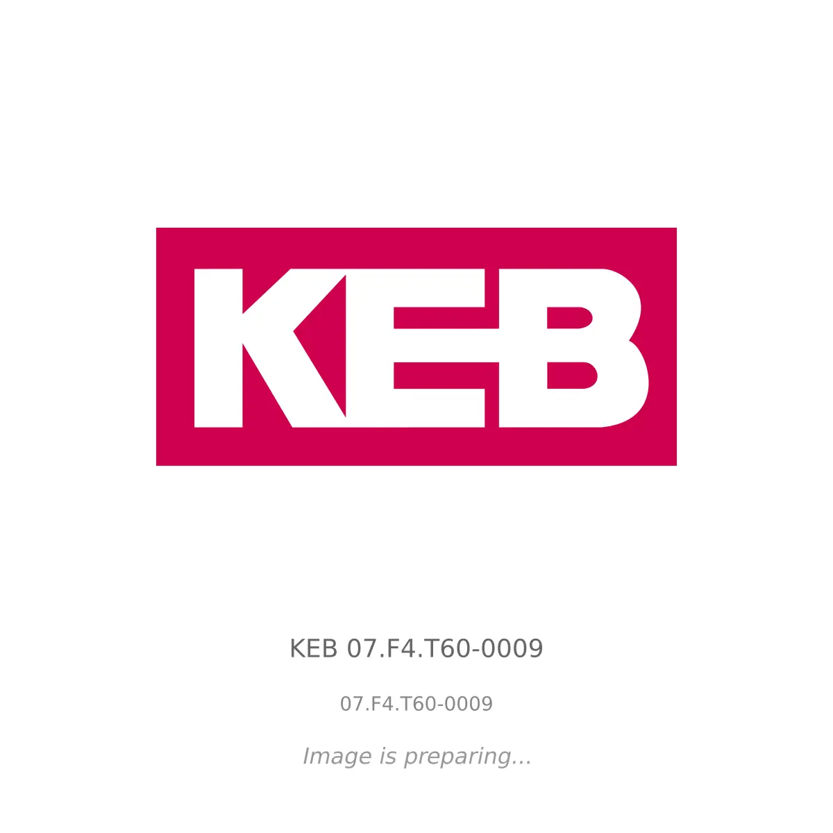 KEB - KEB 07.F4.T60-0009 KEB KEB 07.F4.T60-0009 - 07.F4.T60-0009