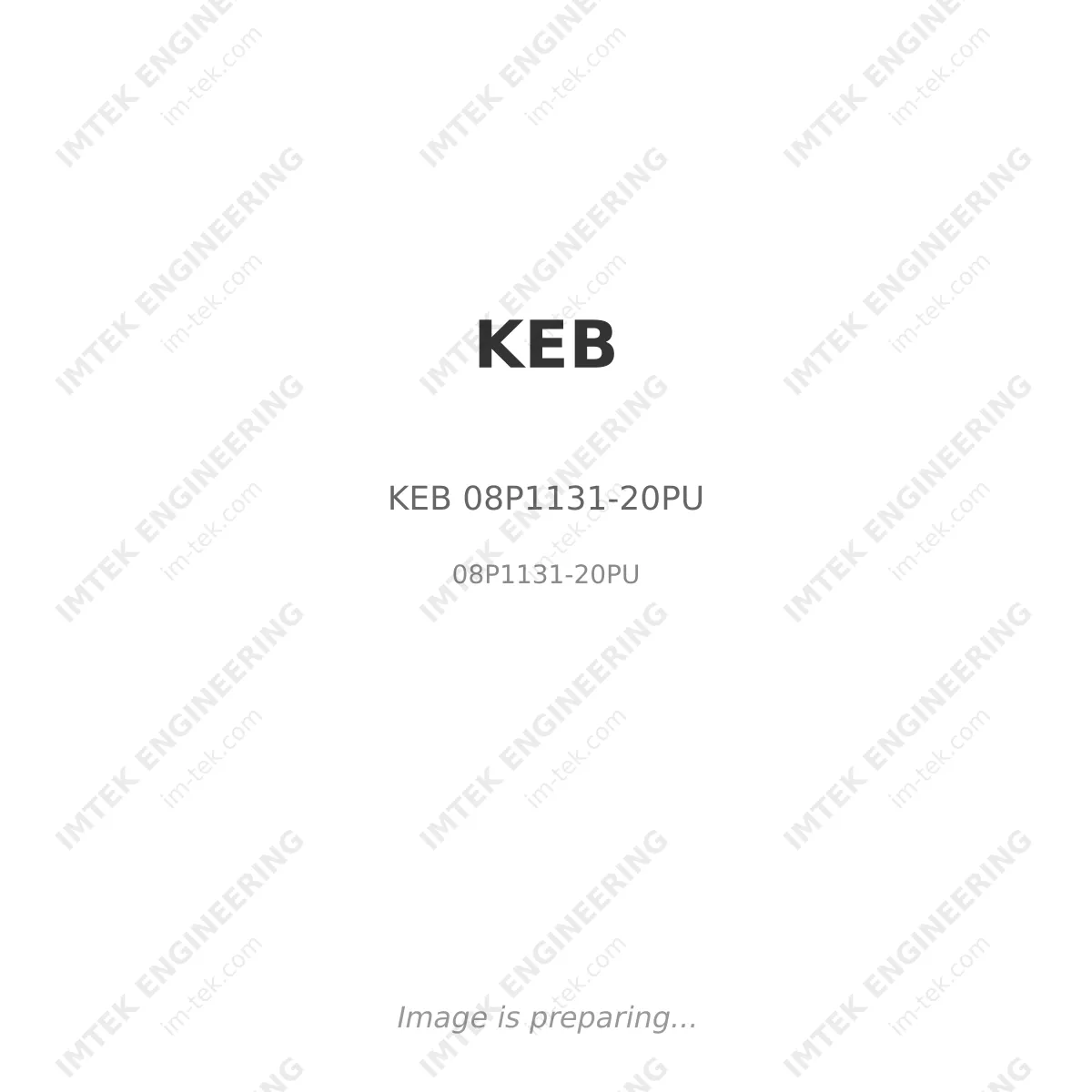 KEB KEB 08P1131-20PU - 08P1131-20PU
