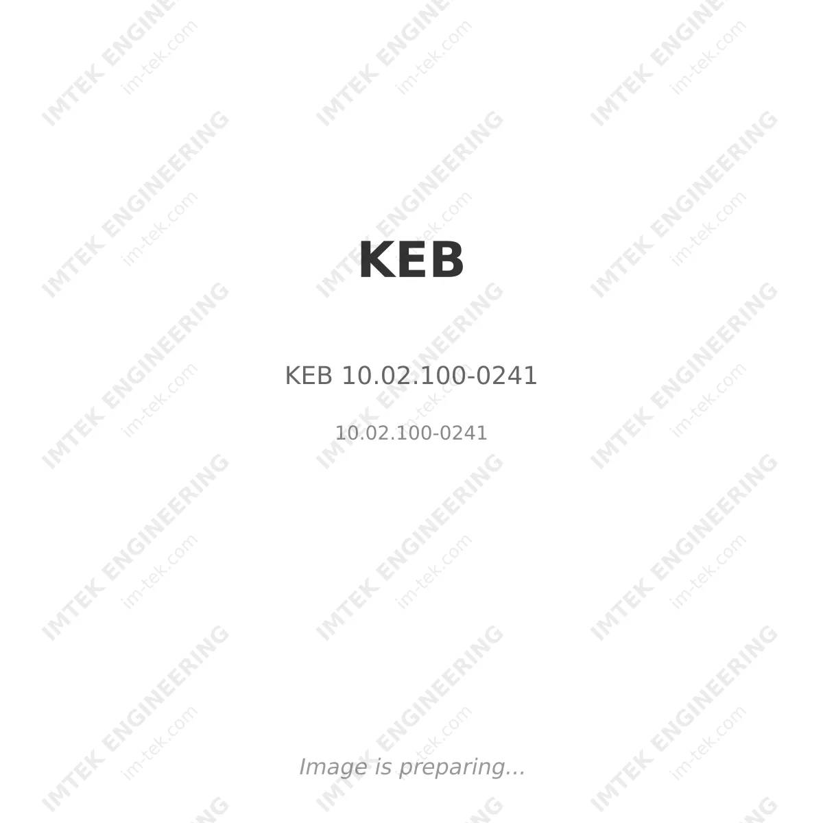 KEB KEB 10.02.100-0241 - 10.02.100-0241