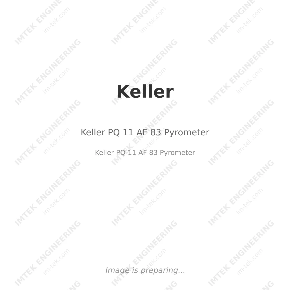 Keller Keller PQ 11 AF 83 Pyrometer - Keller PQ 11 AF 83 Pyrometer