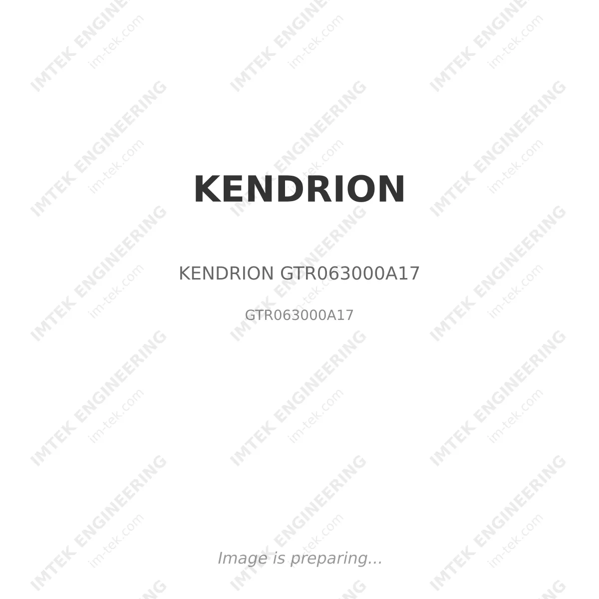 KENDRION KENDRION GTR063000A17 - GTR063000A17