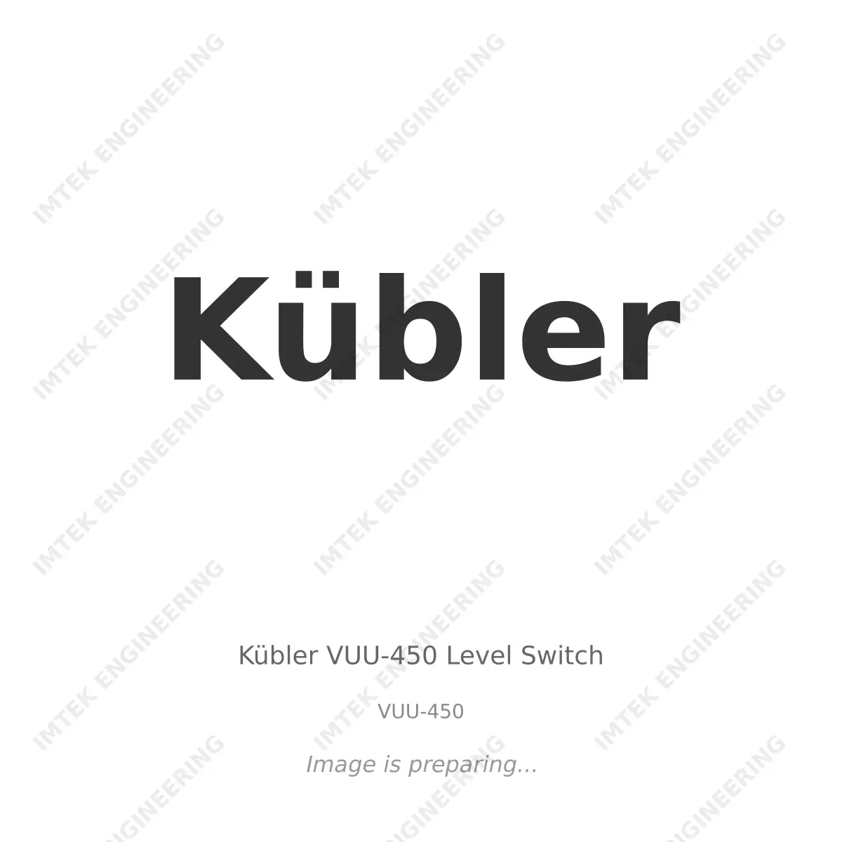 Kübler Kubler VUU-450 Level Switch - VUU-450