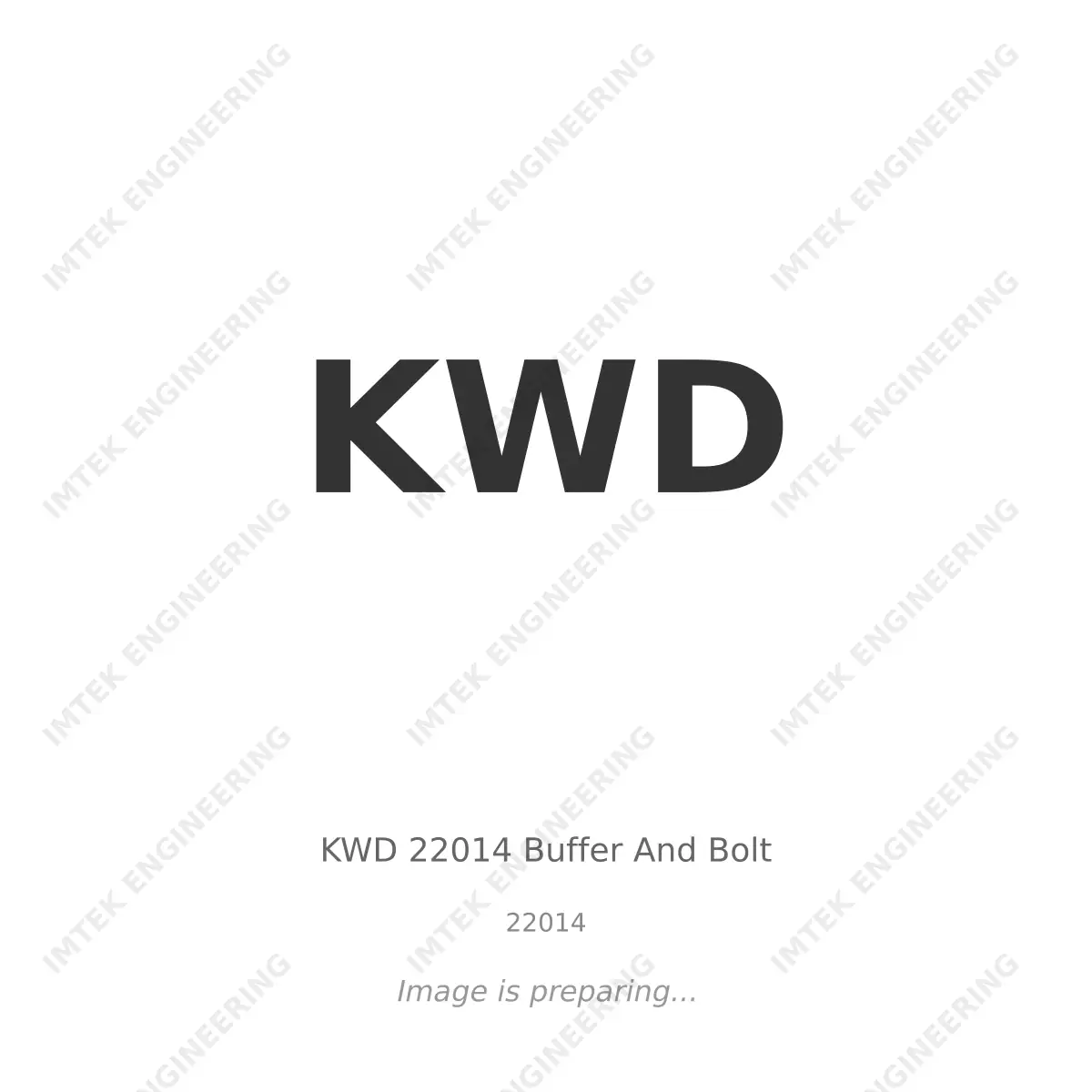 KWD KWD 22014 Buffer And Bolt - 22014