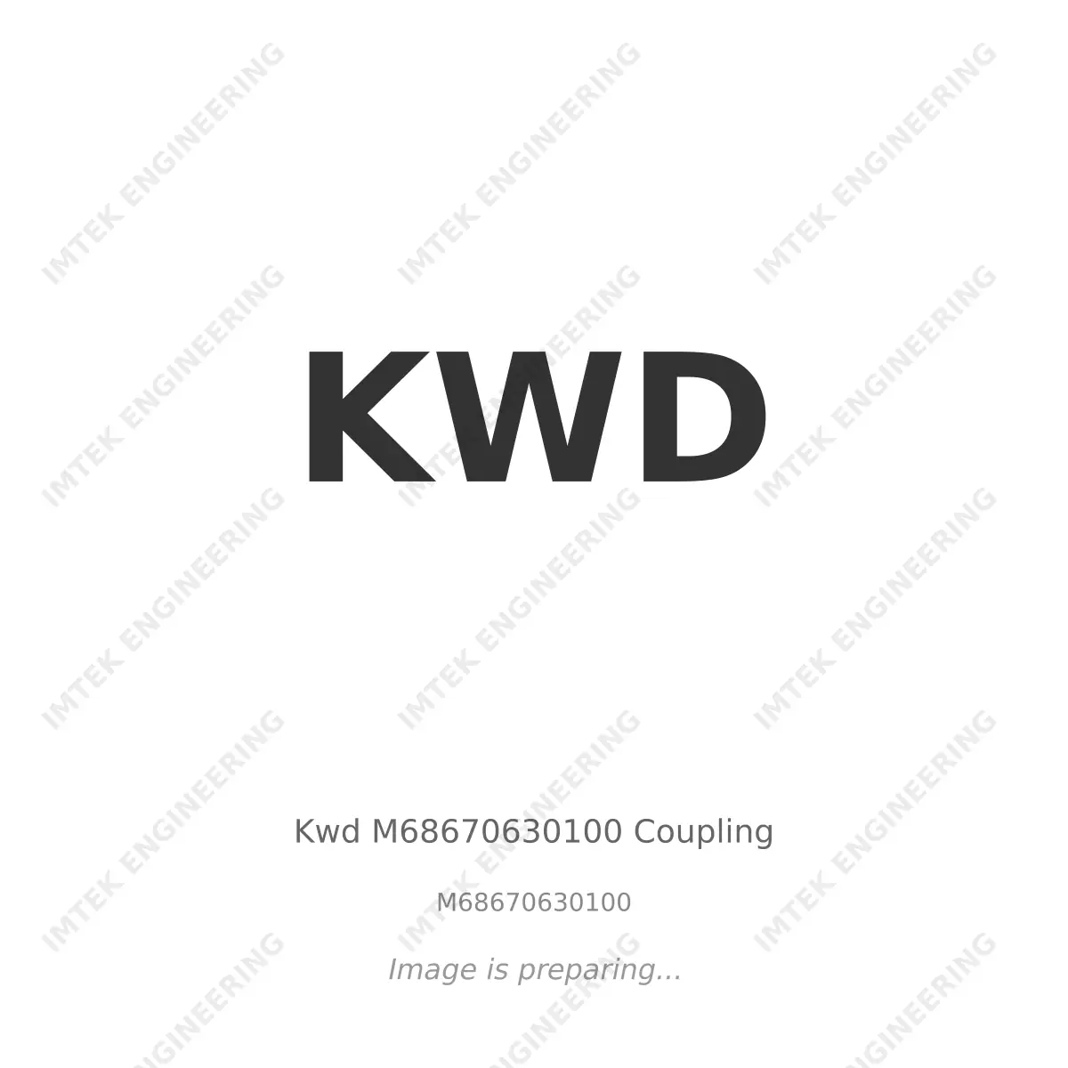 KWD Kwd M68670630100 Coupling - M68670630100
