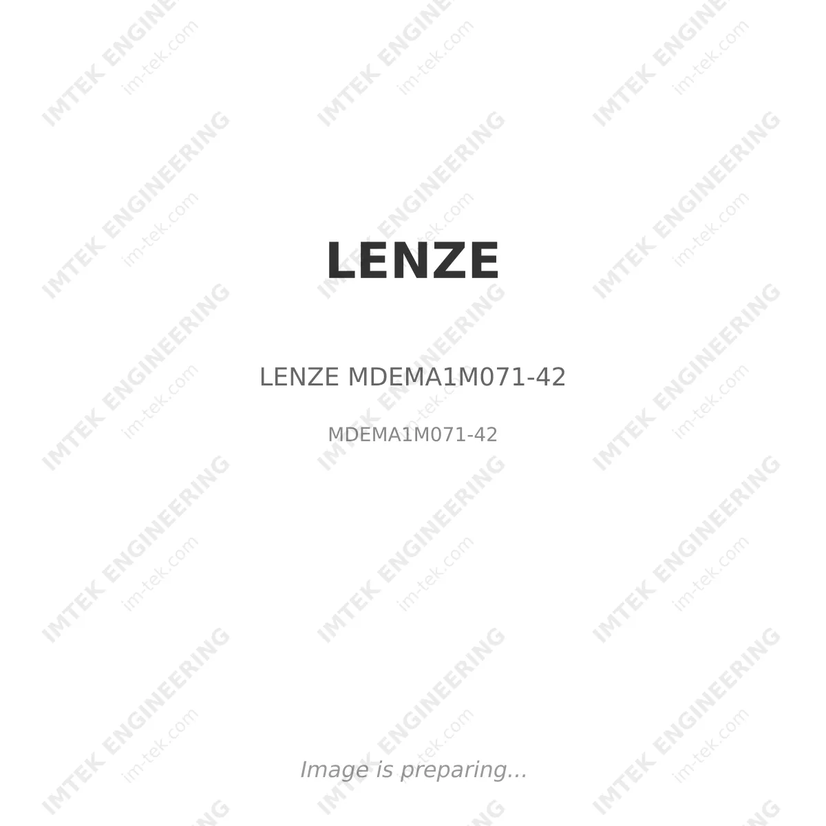 LENZE LENZE MDEMA1M071-42 - MDEMA1M071-42