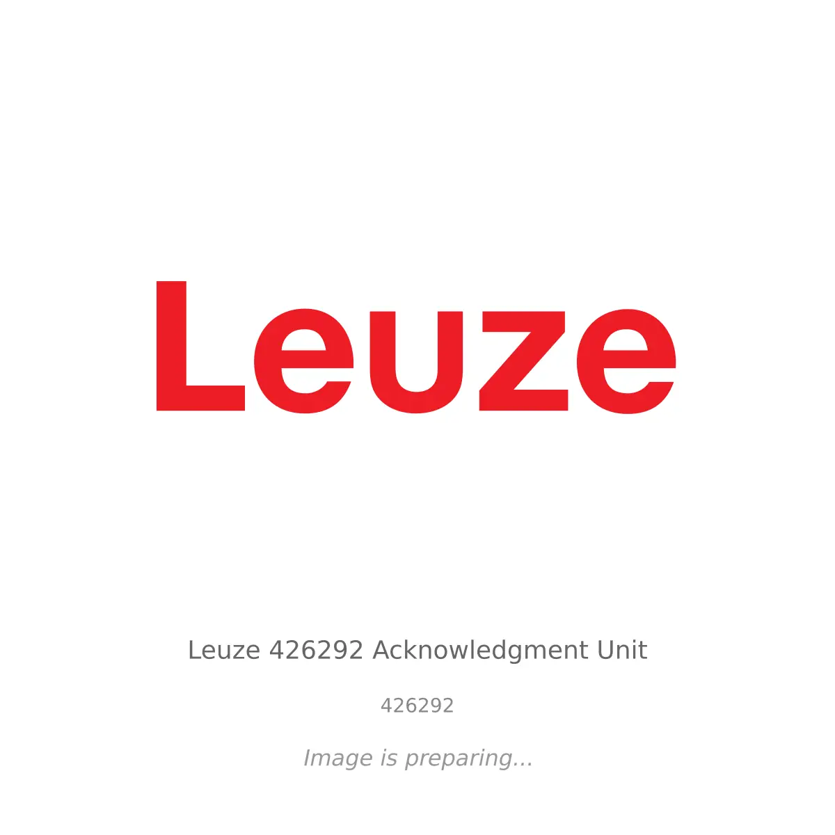 Leuze Leuze 426292 Acknowledgment Unit - 426292