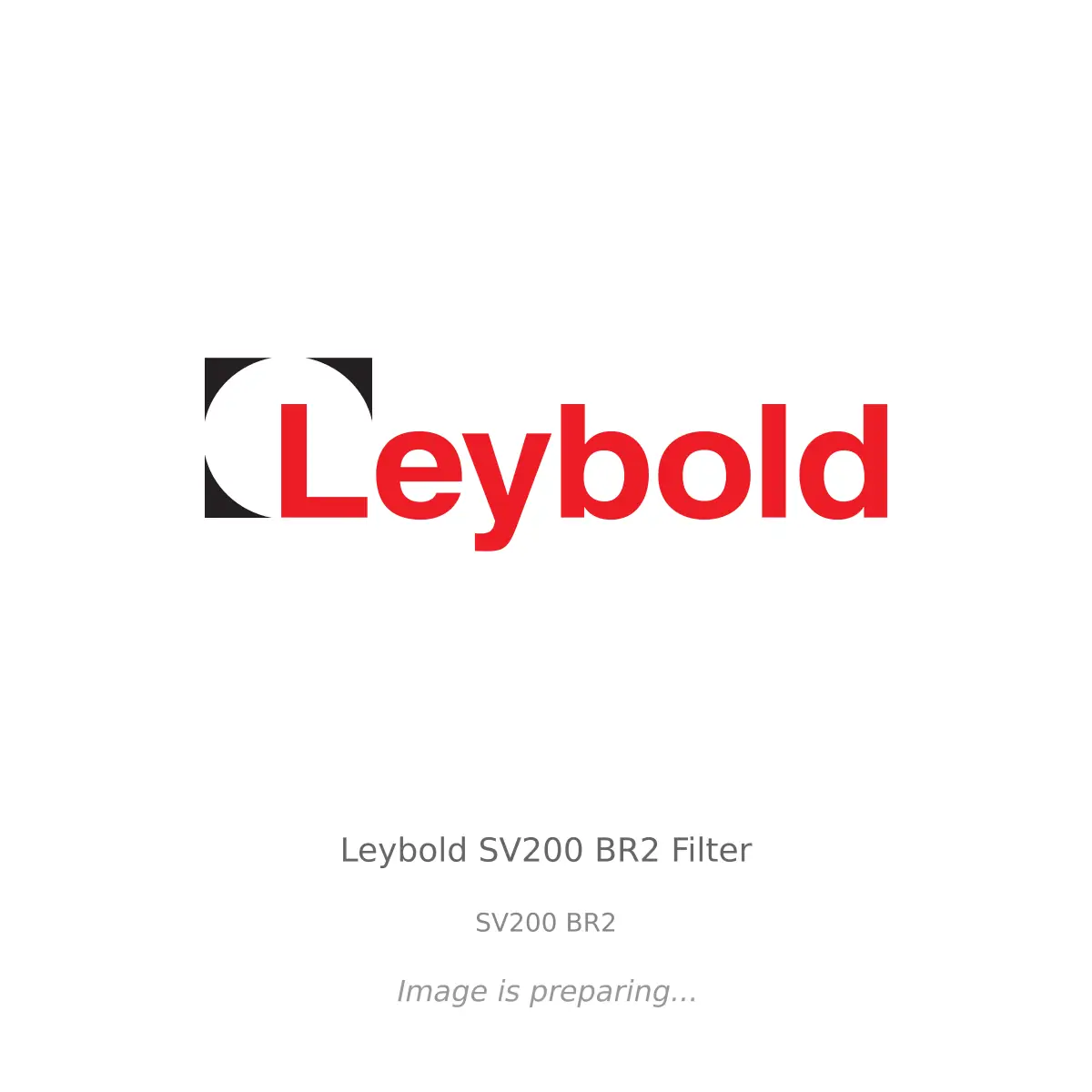Leybold Leybold SV200 BR2 Filter - SV200 BR2