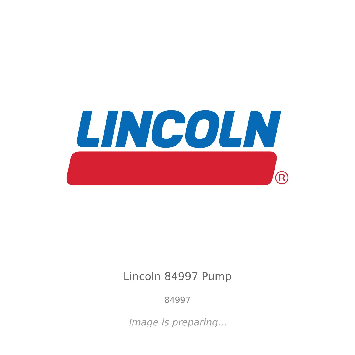 Lincoln Lincoln 84997 Pump - 84997