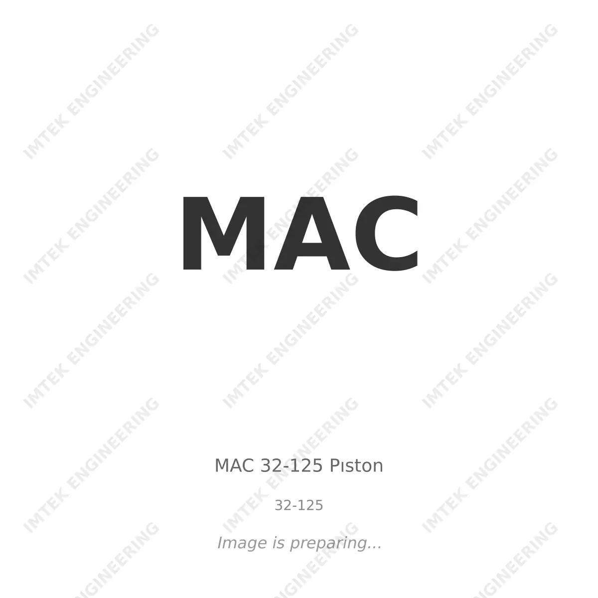 MAC MAC 32-125 Piston - 32-125
