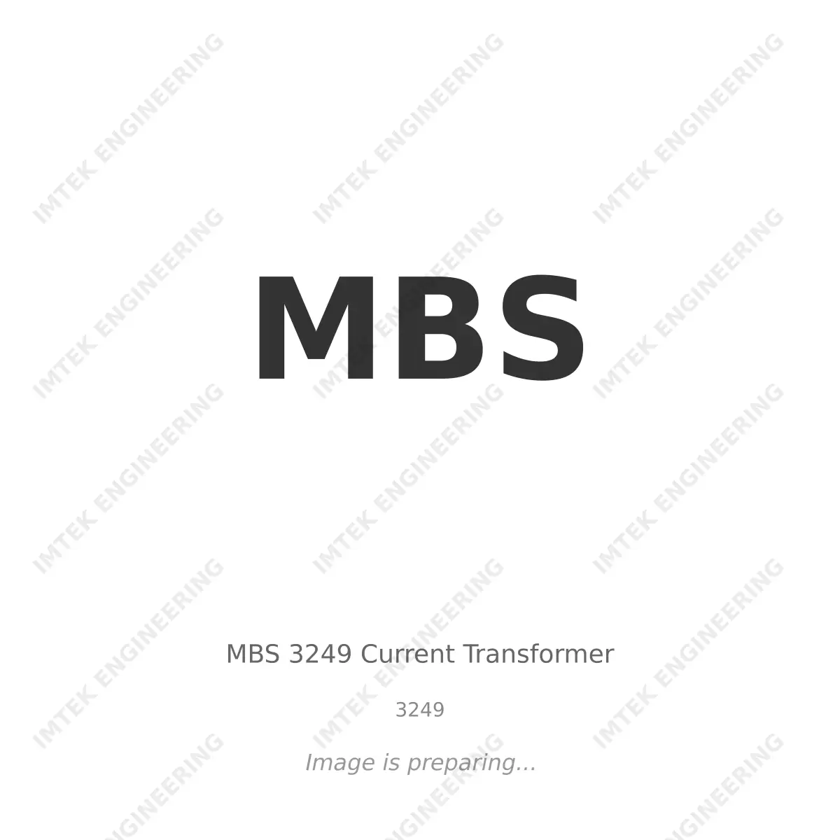 MBS MBS 3249 Current Transformer - 3249