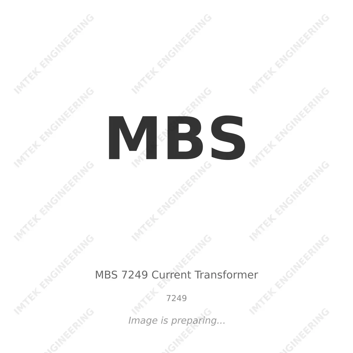 MBS MBS 7249 Current Transformer - 7249