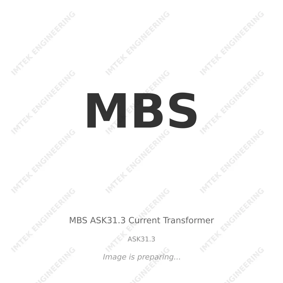 MBS MBS ASK31.3 Current Transformer - ASK31.3