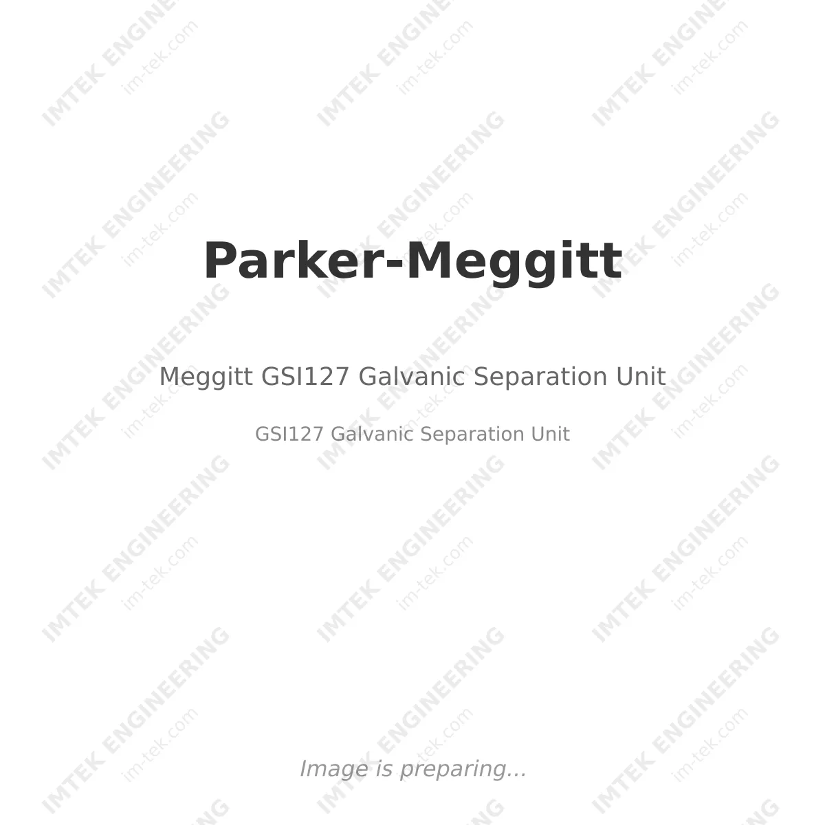 Parker-Meggitt Meggitt GSI127 Galvanic Separation Unit - GSI127 Galvanic Separation Unit