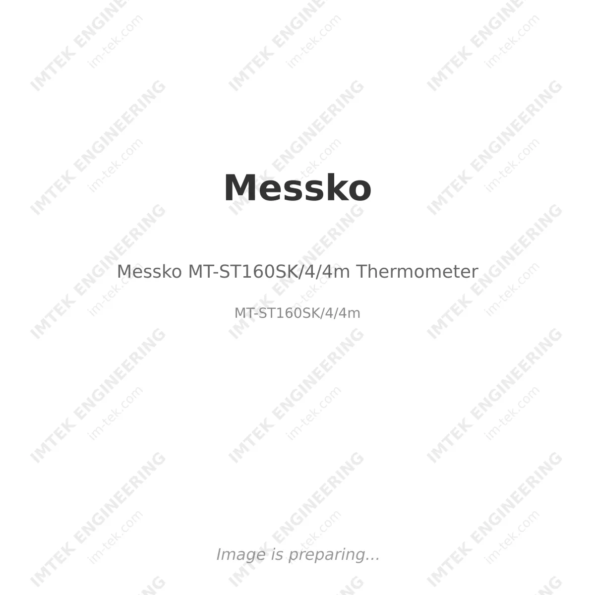 Messko Messko MT-ST160SK/4/4m Thermometer - MT-ST160SK/4/4m