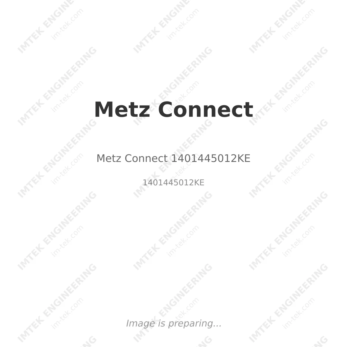 Metz Connect Metz Connect 1401445012KE - 1401445012KE