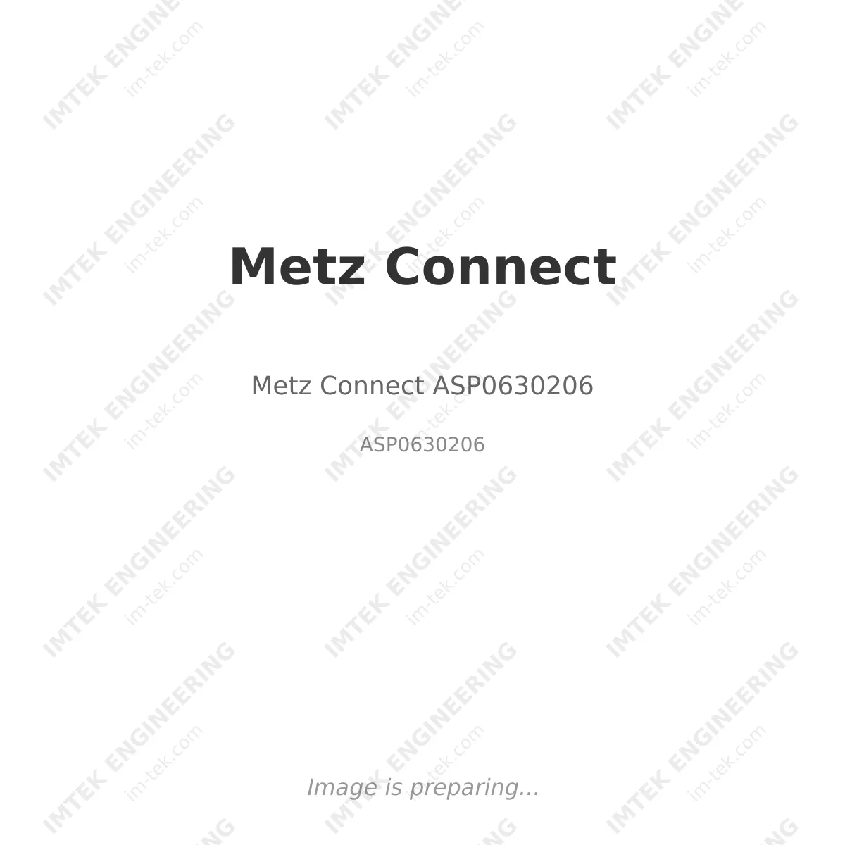 Metz Connect Metz Connect ASP0630206 - ASP0630206