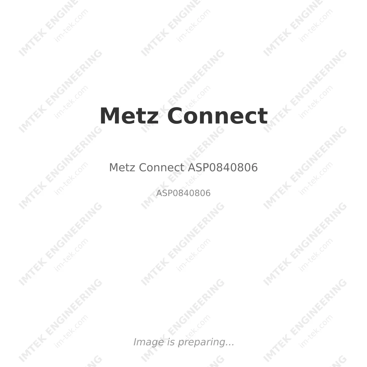 Metz Connect Metz Connect ASP0840806 - ASP0840806