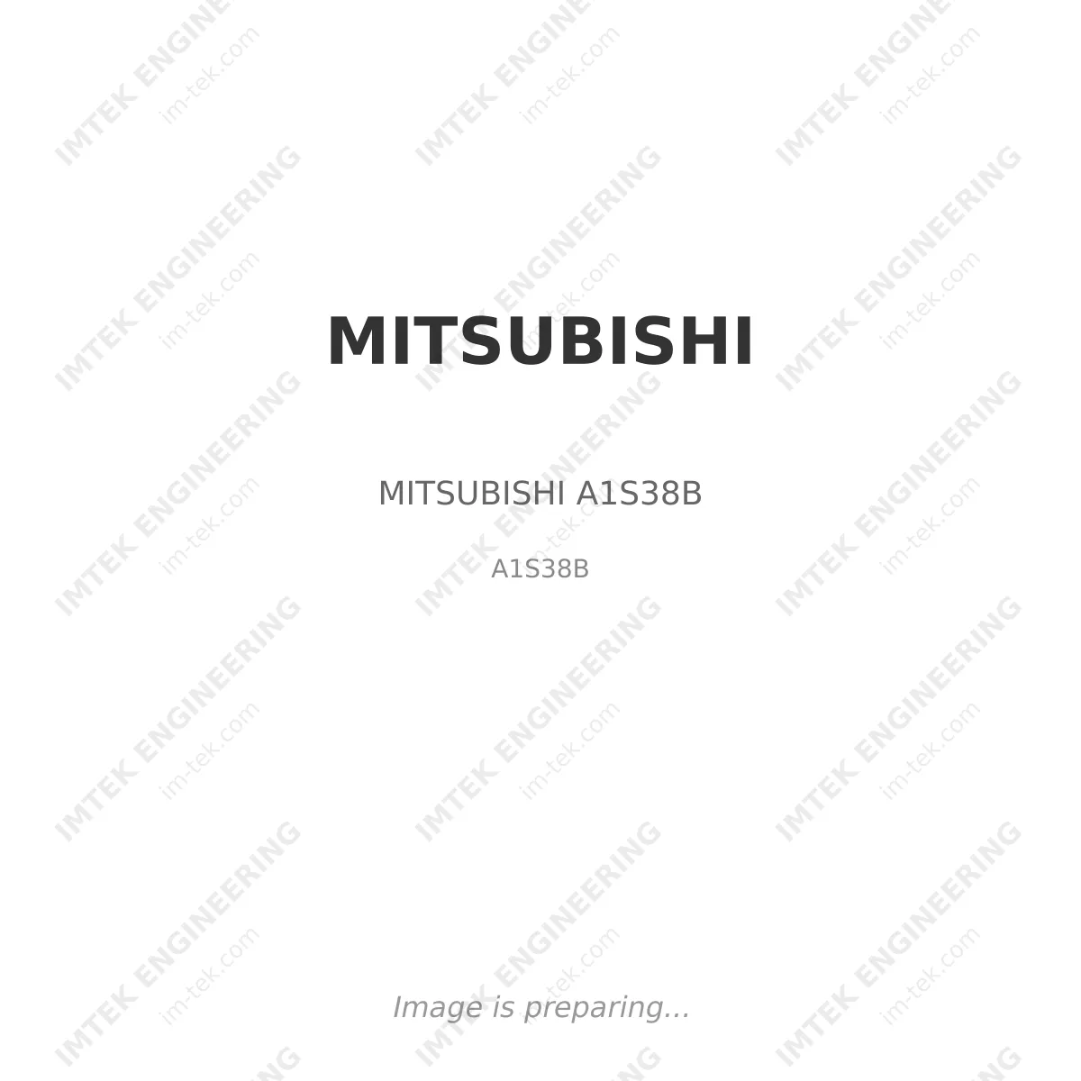 MITSUBISHI MITSUBISHI A1S38B - A1S38B