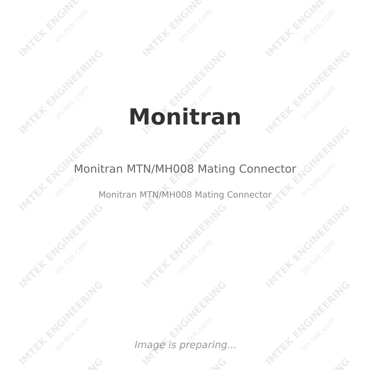 Monitran Monitran MTN/MH008 Mating Connector - Monitran MTN/MH008 Mating Connector