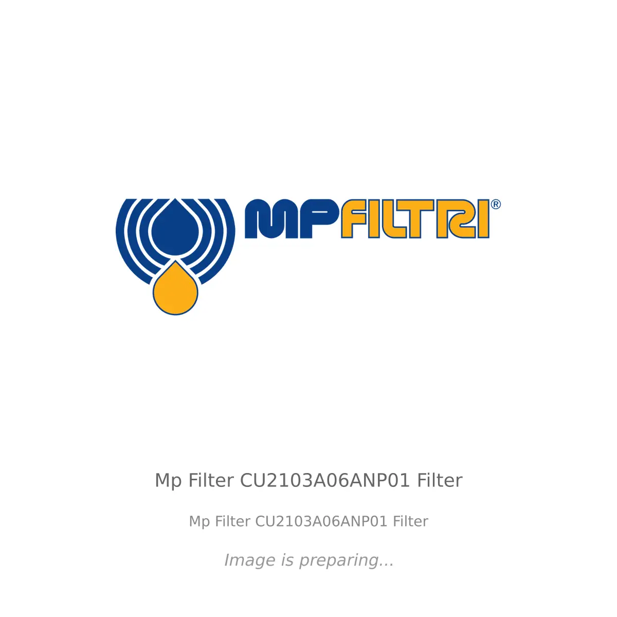 Mp Filtri Mp Filter CU2103A06ANP01 Filter - Mp Filter CU2103A06ANP01 Filter