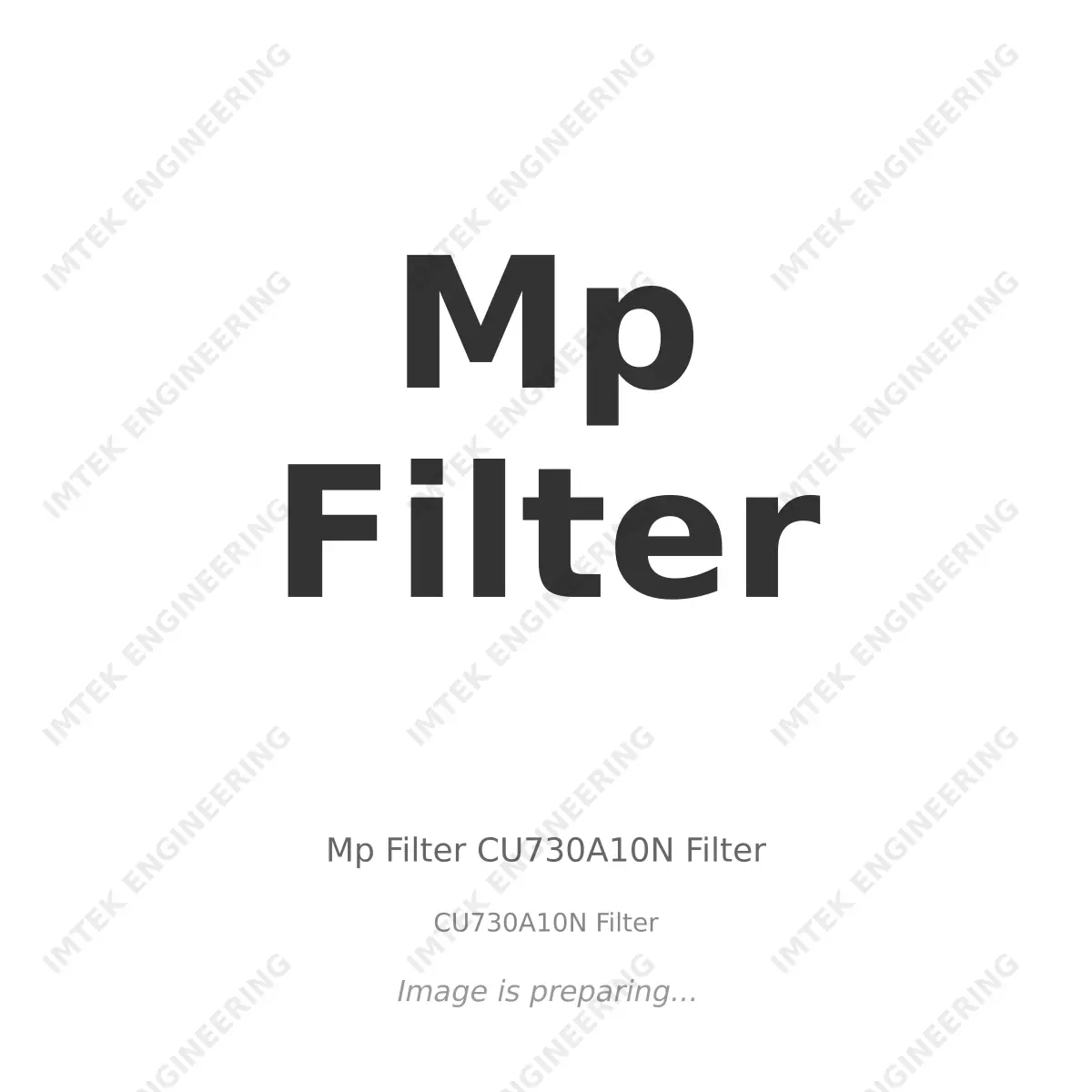 Mp Filter Mp Filter CU730A10N Filter - CU730A10N Filter