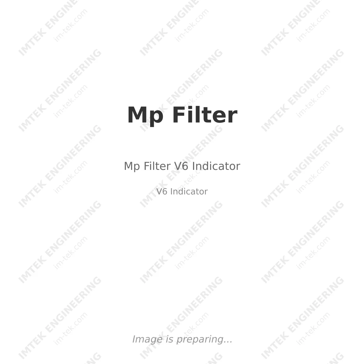Mp Filter Mp Filter V6 Indicator - V6 Indicator
