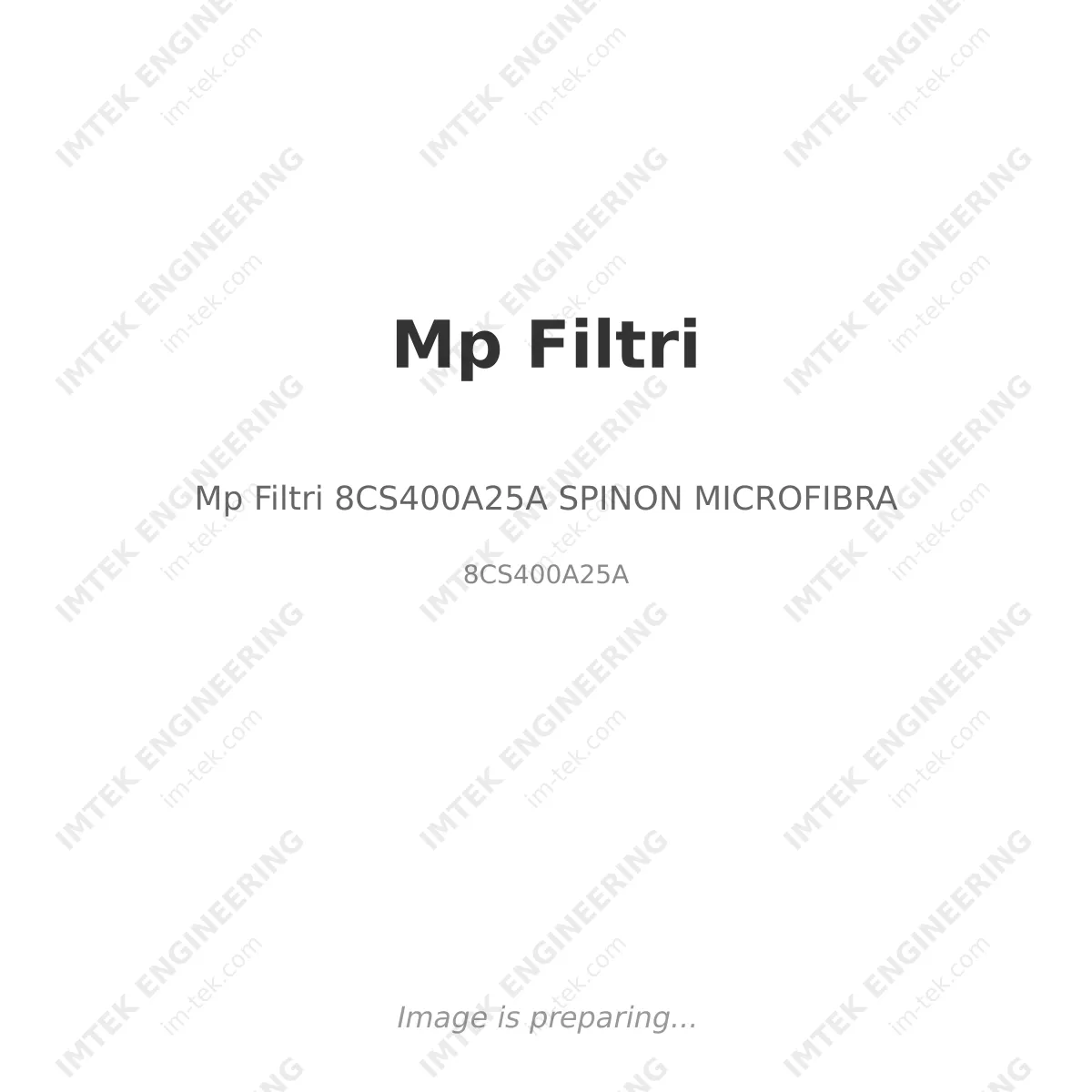 Mp Filtri Mp Filtri 8CS400A25A SPINON MICROFIBRA - 8CS400A25A