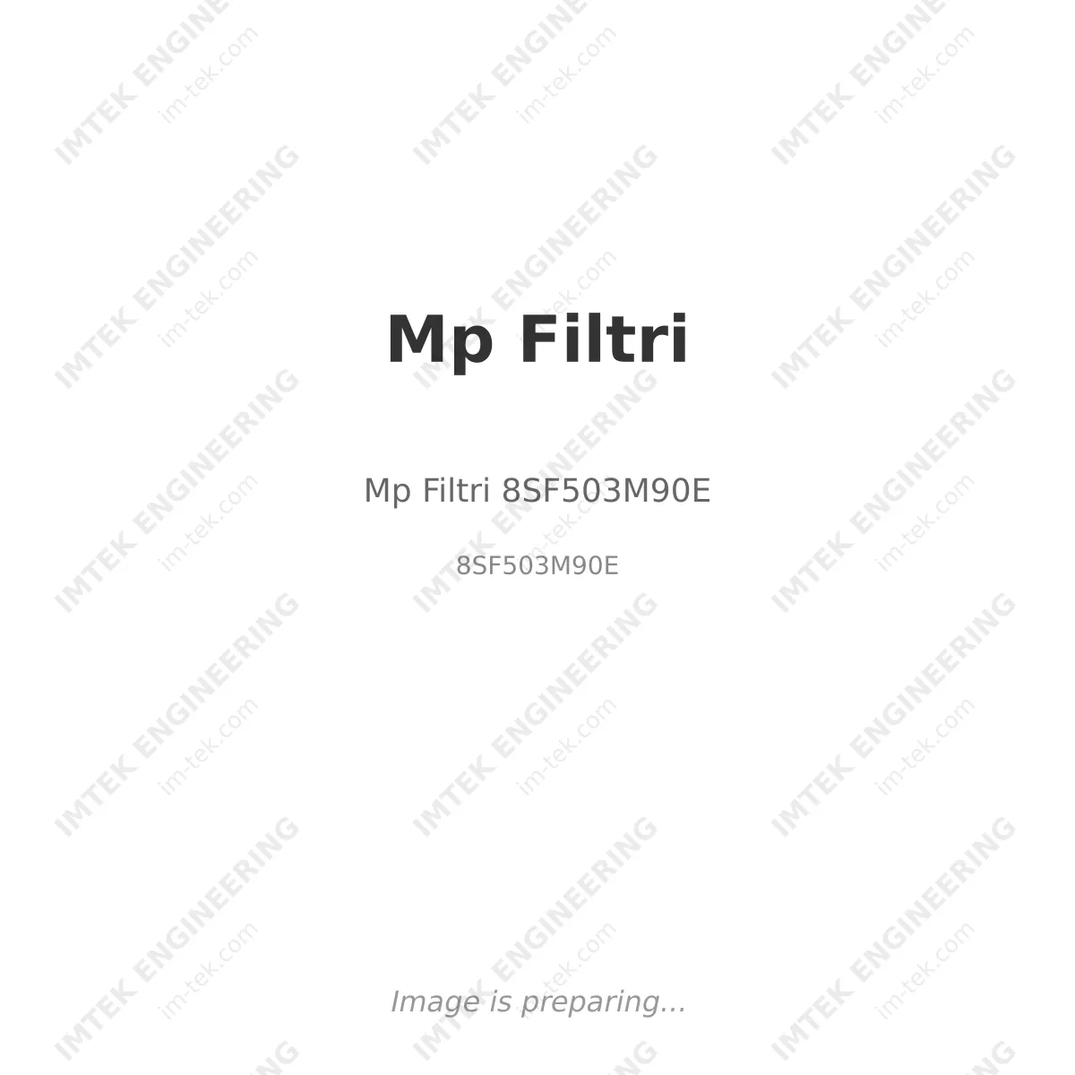 Mp Filtri Mp Filtri 8SF503M90E - 8SF503M90E