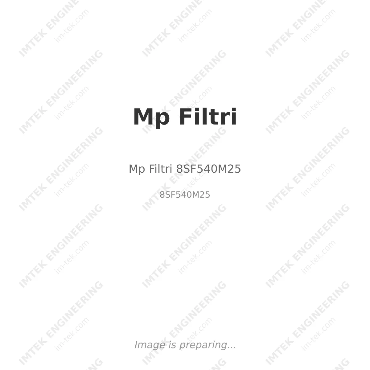 Mp Filtri Mp Filtri 8SF540M25 - 8SF540M25
