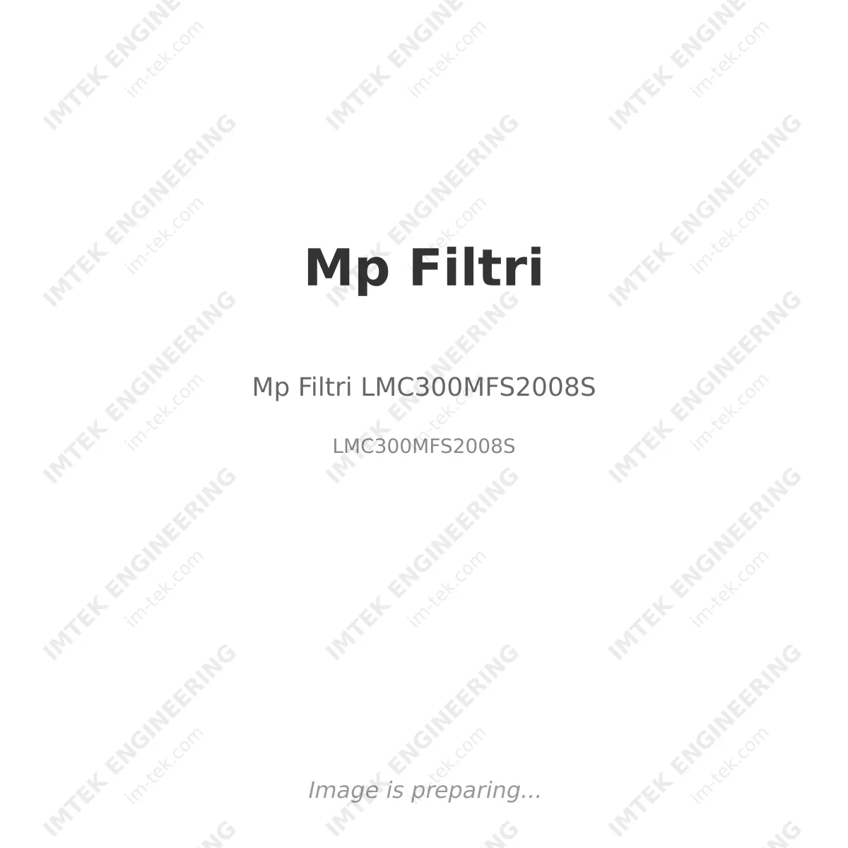 Mp Filtri Mp Filtri LMC300MFS2008S - LMC300MFS2008S