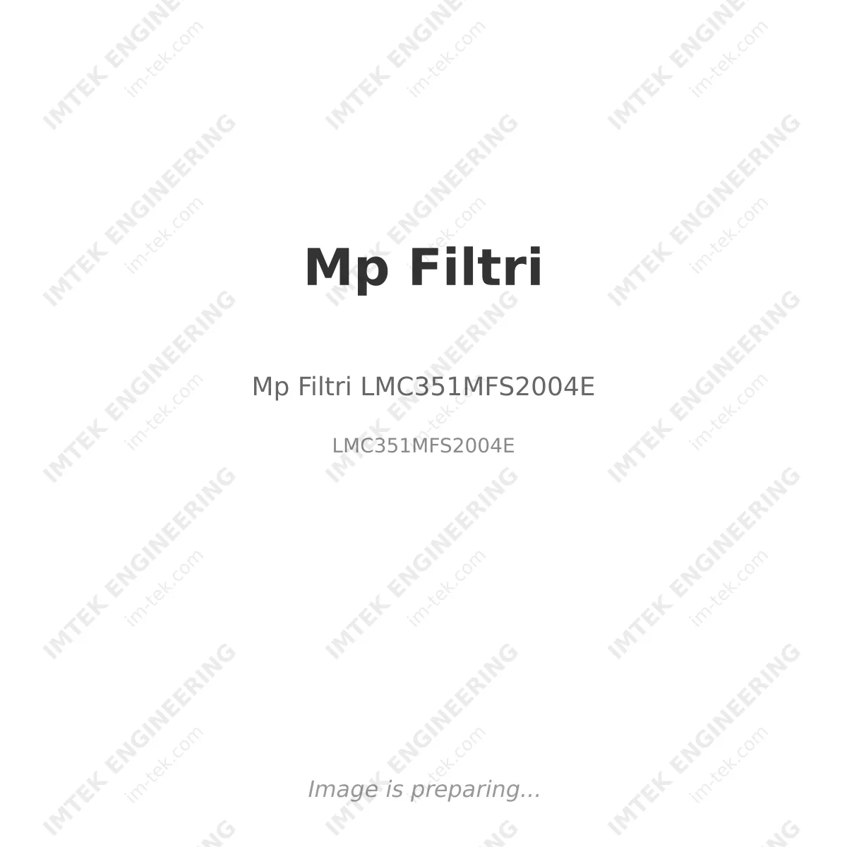 Mp Filtri Mp Filtri LMC351MFS2004E - LMC351MFS2004E