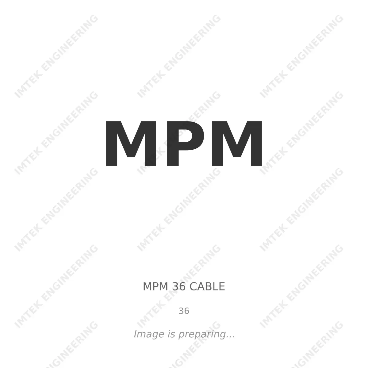 MPM - MPM 36 CABLE MPM MPM 36 CABLE - 36