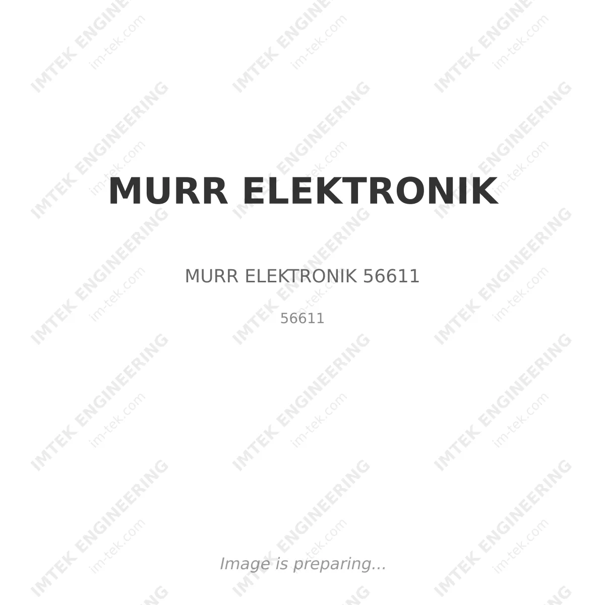 MURR ELEKTRONIK MURR ELEKTRONIK 56611 - 56611