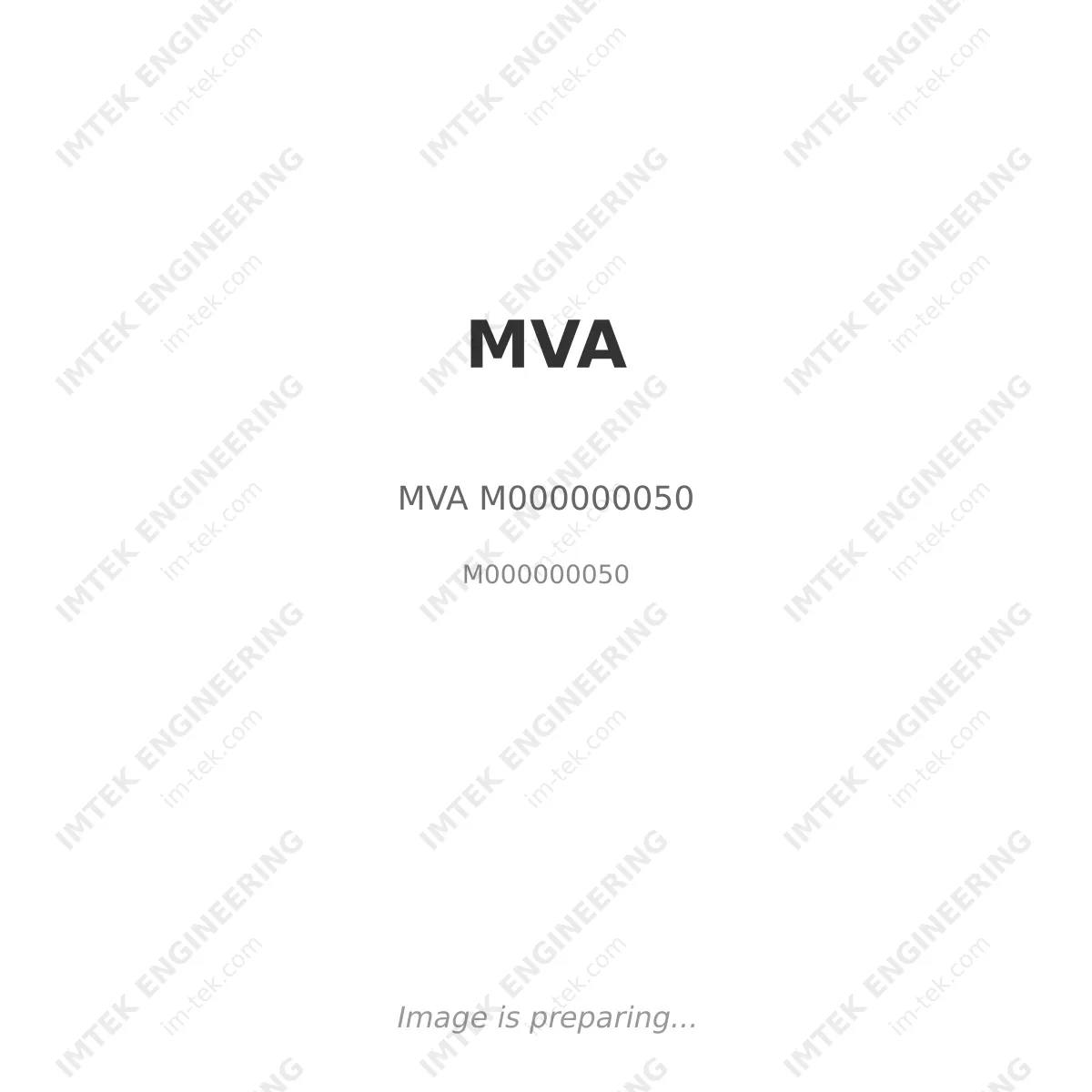 MVA - MVA M000000050 MVA MVA M000000050 - M000000050