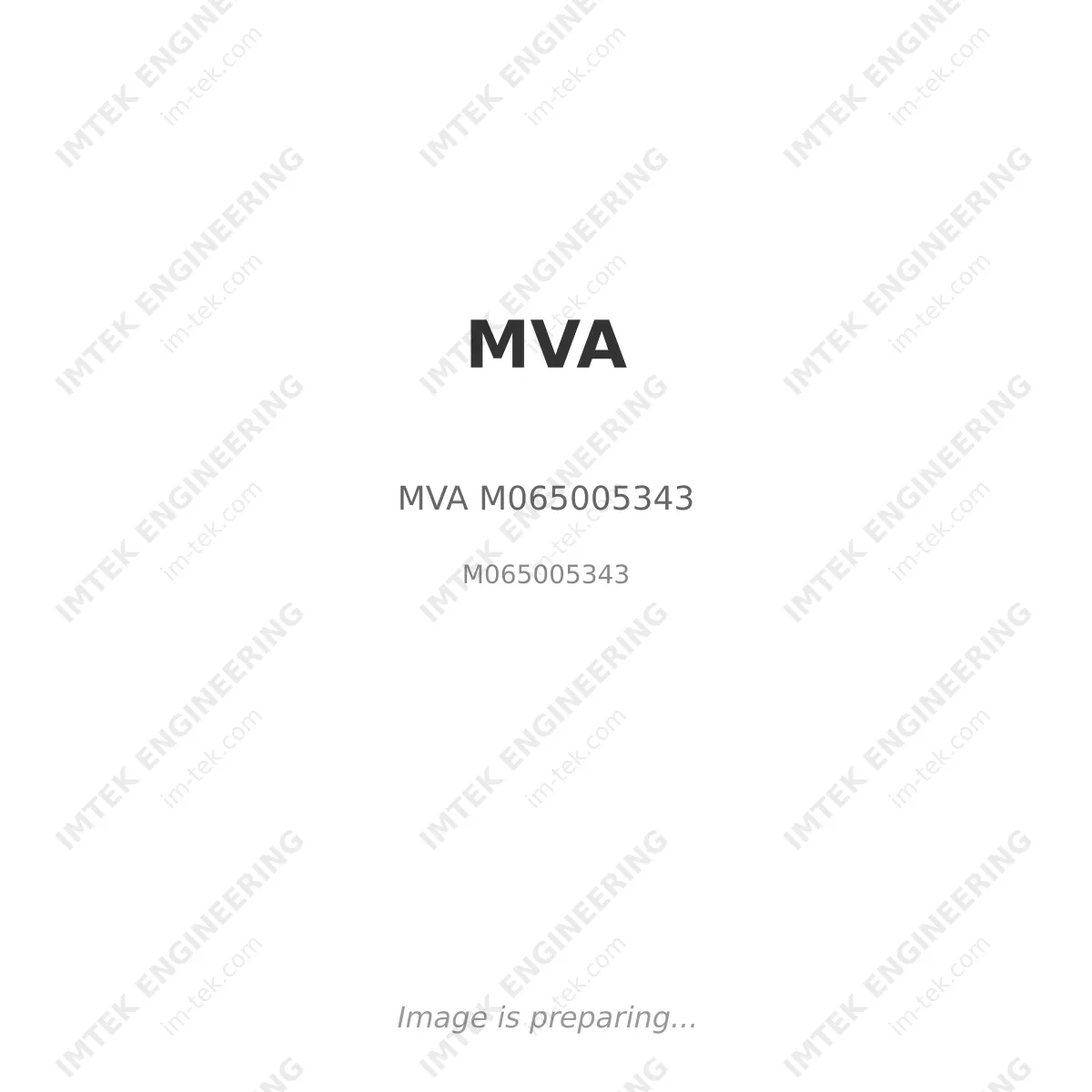MVA - MVA M065005343 MVA MVA M065005343 - M065005343