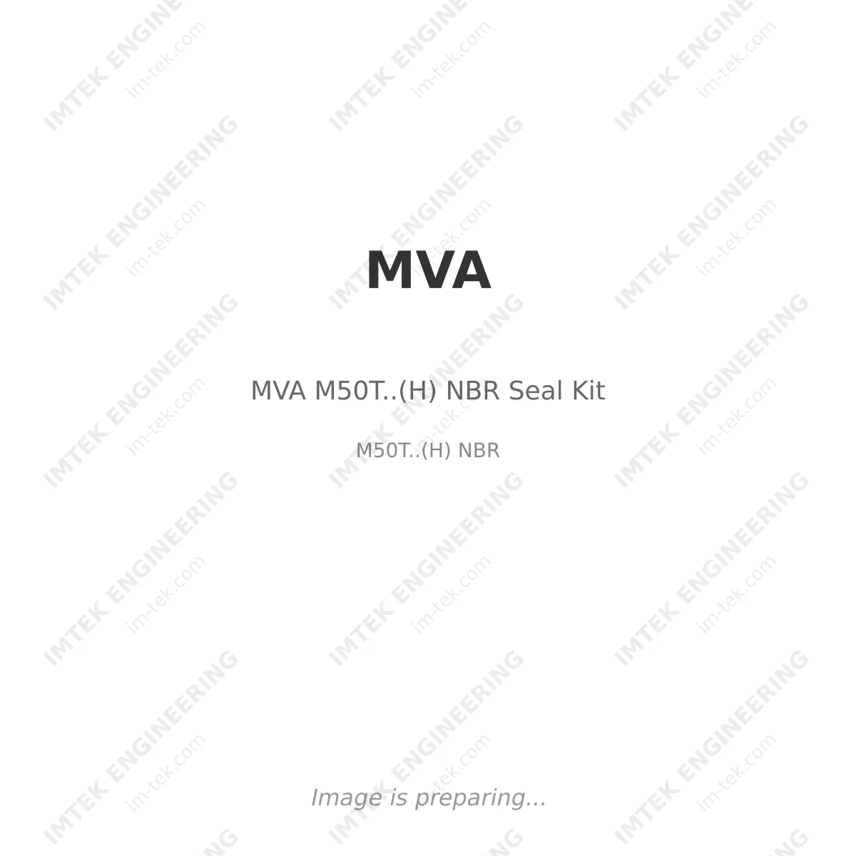 MVA MVA M50T..(H) NBR Seal Kit - M50T..(H) NBR