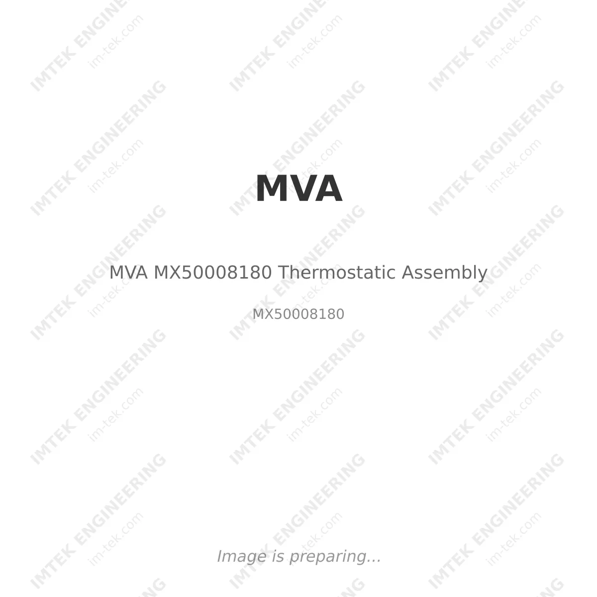 MVA MVA MX50008180 Thermostatic Assembly - MX50008180