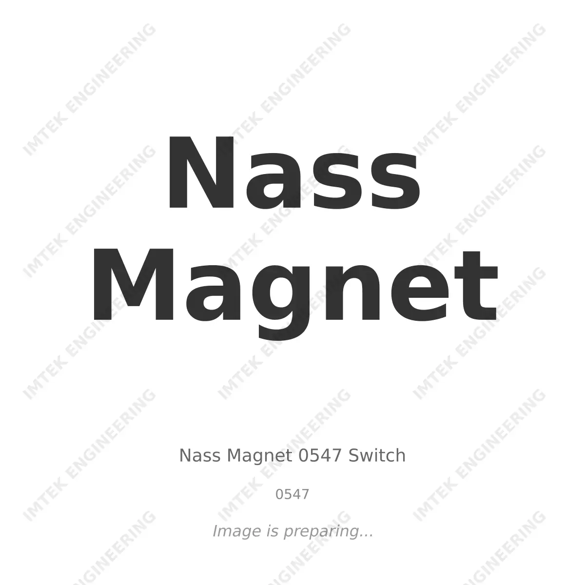 Nass Magnet Nass Magnet 0547 Switch - 0547