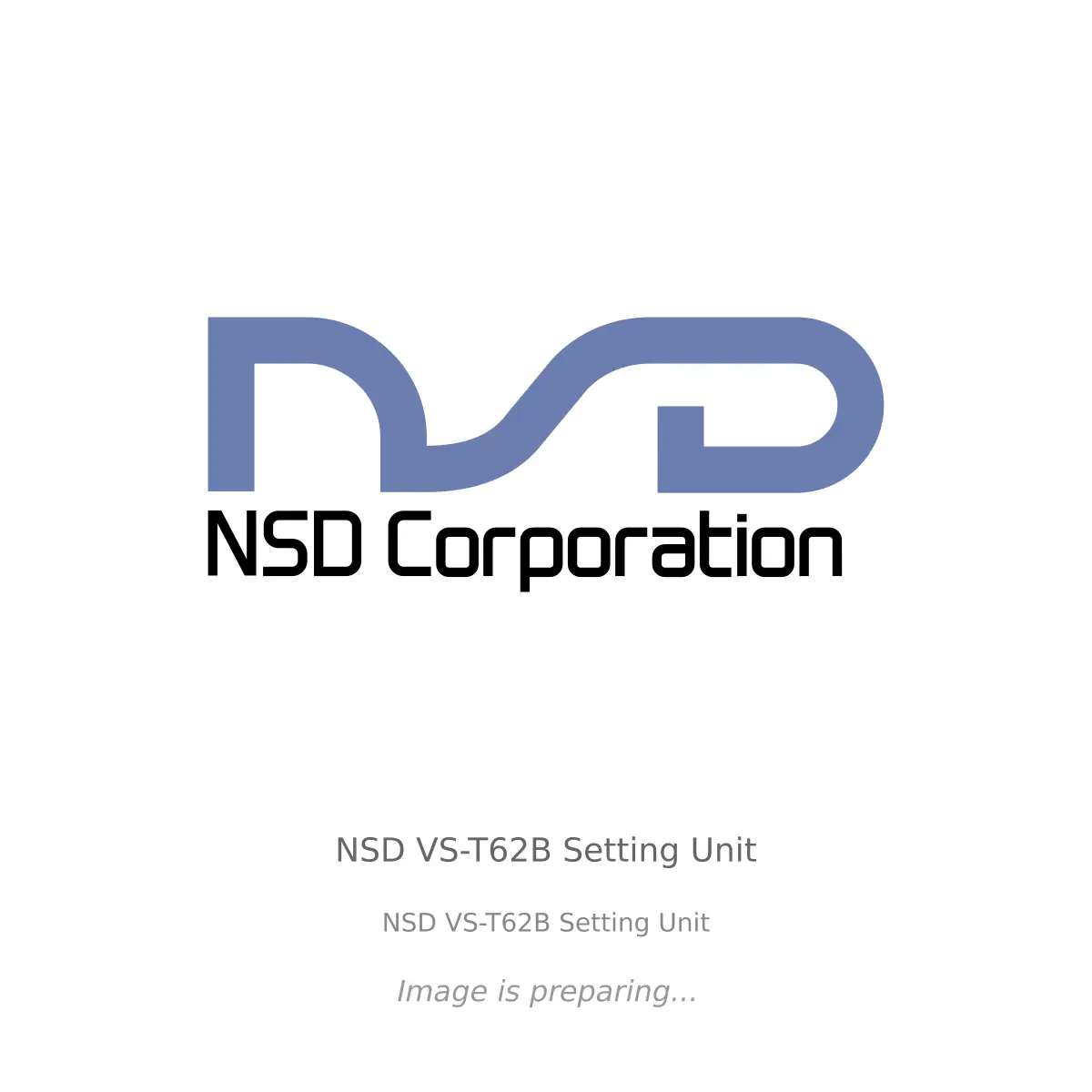 NSD NSD VS-T62B Setting Unit - NSD VS-T62B Setting Unit