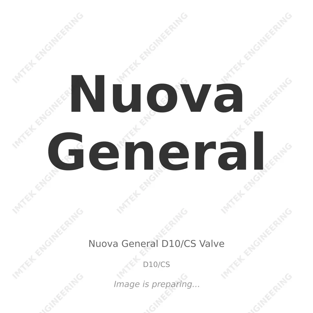 Nuova General Nuova General D10/CS Valve - D10/CS