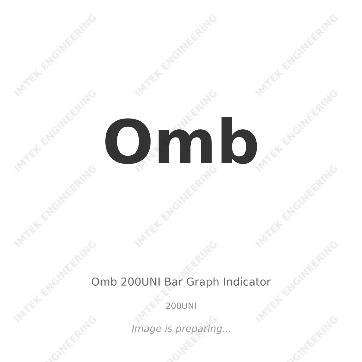 Omb Omb 200UNI Bar Graph Indicator - 200UNI