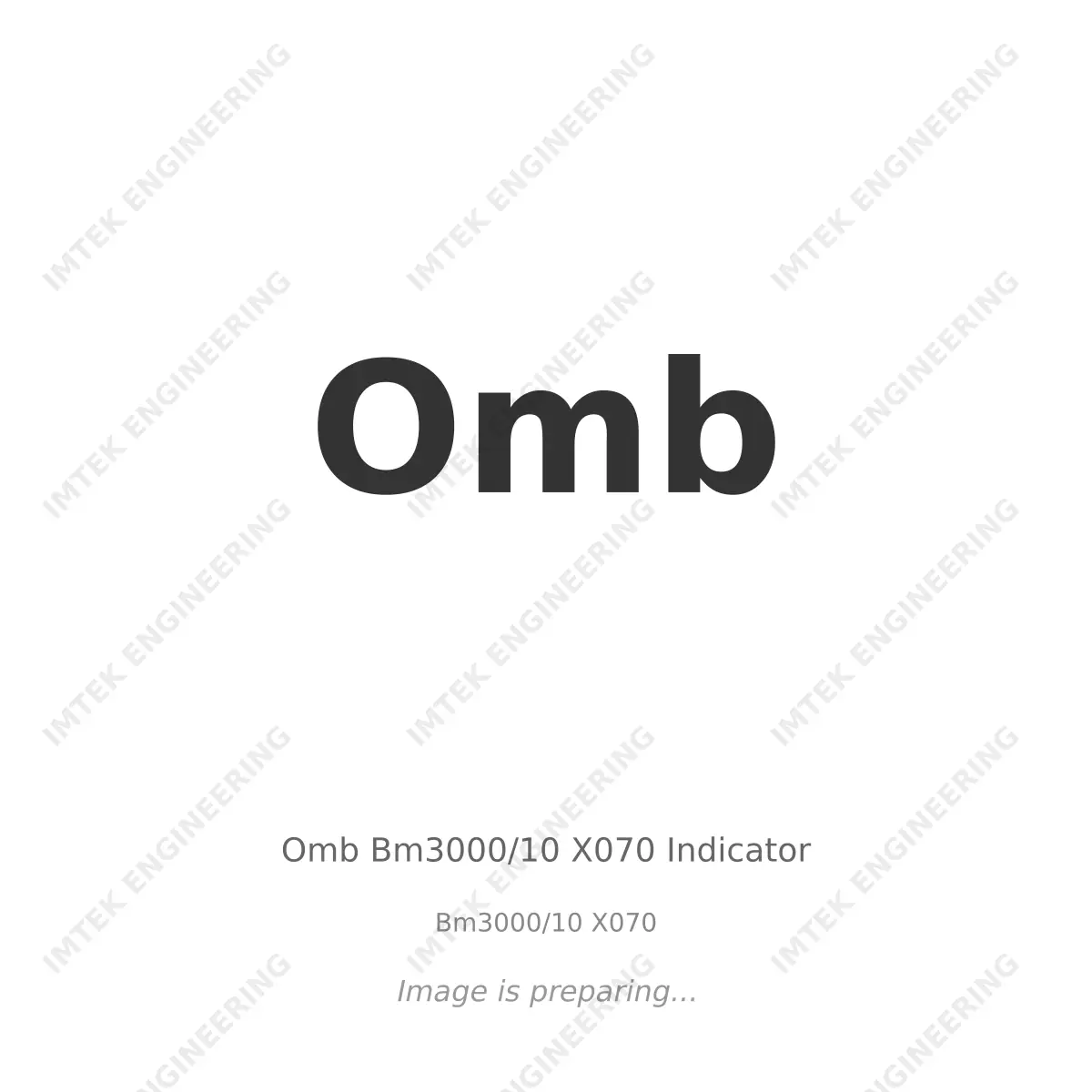 Omb Omb Bm3000/10 X070 Indicator - Bm3000/10 X070