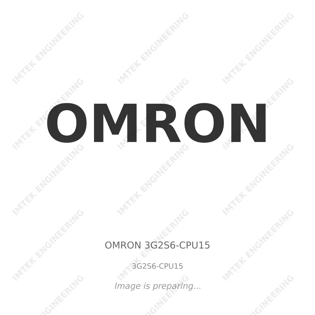 OMRON OMRON 3G2S6-CPU15 - 3G2S6-CPU15