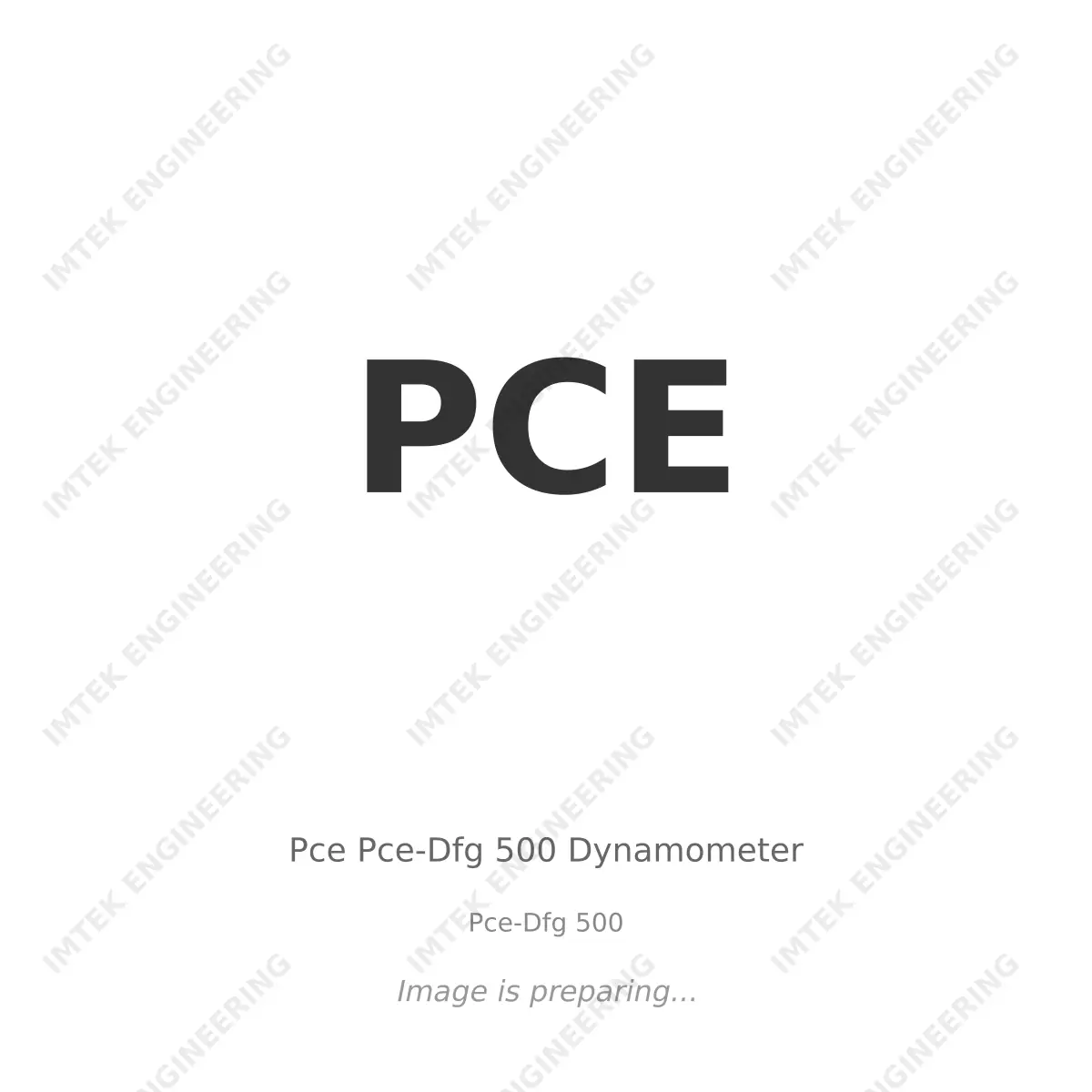 PCE Pce Pce-Dfg 500 Dynamometer - Pce-Dfg 500